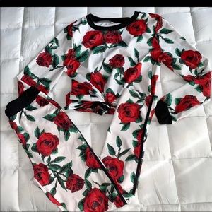2 piece flower set